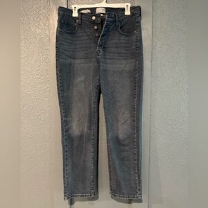 Universal Thread Mid Rise 80s Slim Dark Denim Jeans Size 12